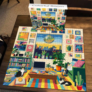 Puzzle per camera colorata puzzle 1000 pezzi